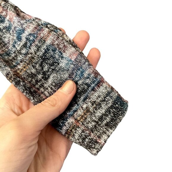 Daytrip unicorncore purple blue and gray cardigan pockets comfortable casual - Picture 3 of 7